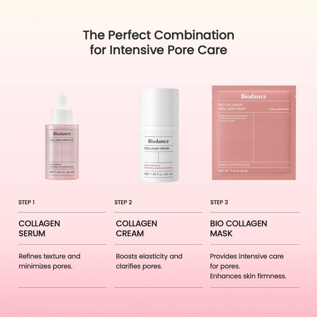 Merry & Bright  Bio-Collagen Real Deep Mask 4 Pack