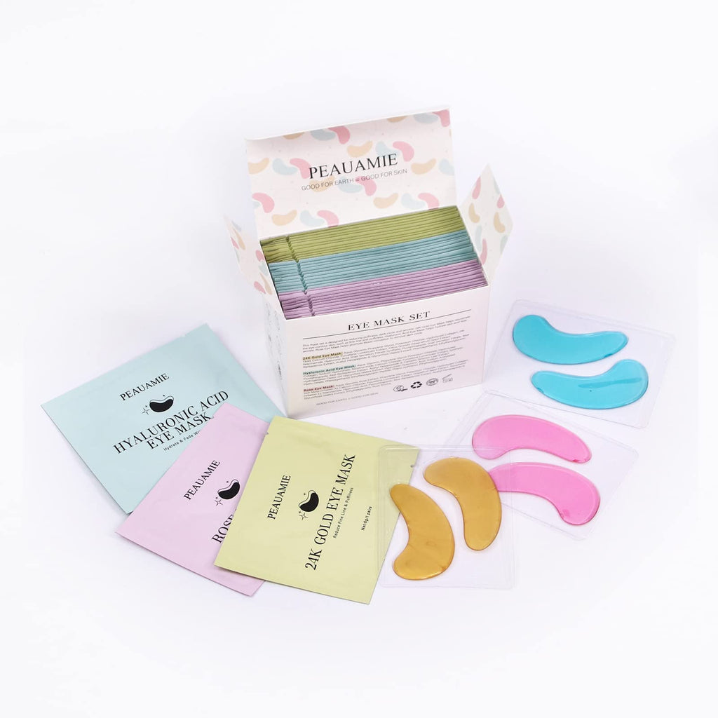 Merry & Bright Under Eye Patches Gold and Hyaluronic Acid for puffy eyes