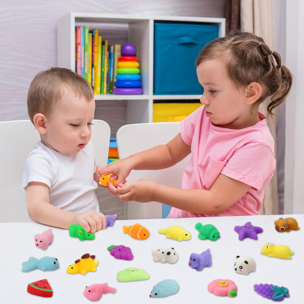 Merry and Bright Mantyplay 30-Piece Kawaii Squishy Toy Set – Fun Sensory Toys for Kids
