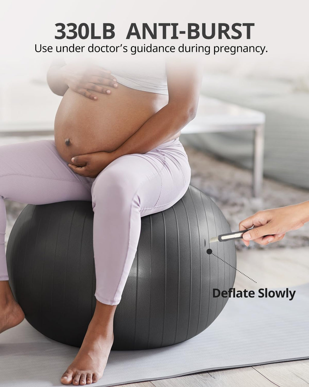Merry & Bright: Anti-Slip Exercise & Pregnancy Ball