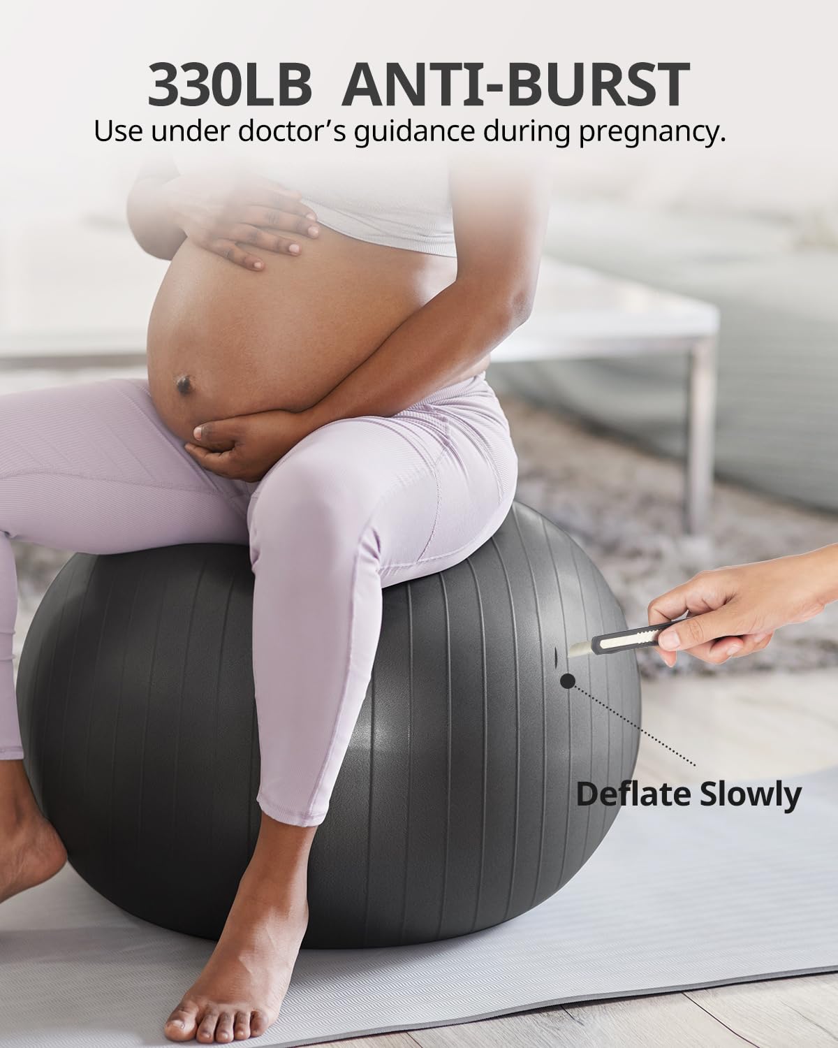Merry & Bright: Anti-Slip Exercise & Pregnancy Ball