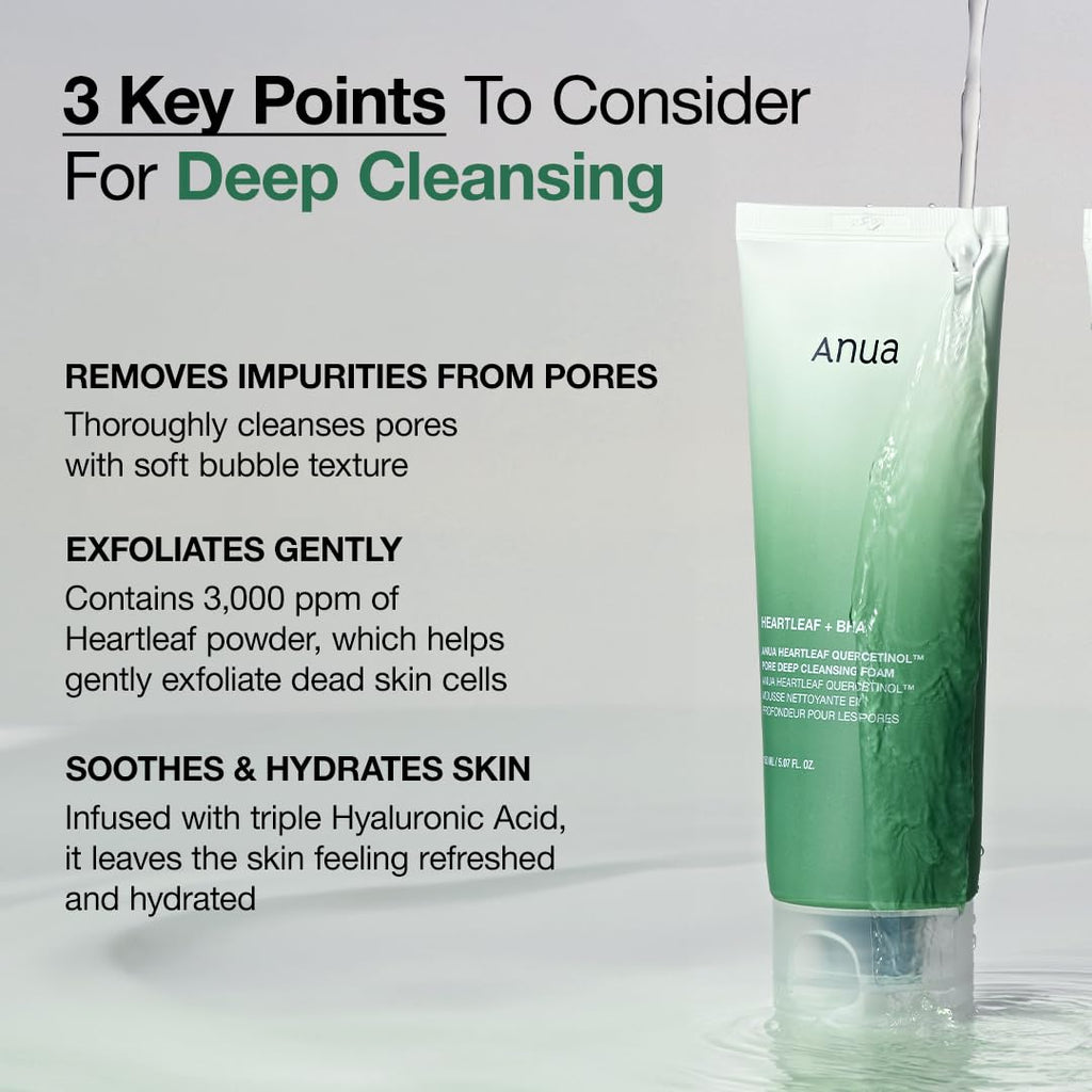 Merry & Bright Anua Heartleaf Double Cleansing Duo – Pore Control & Deep Clean