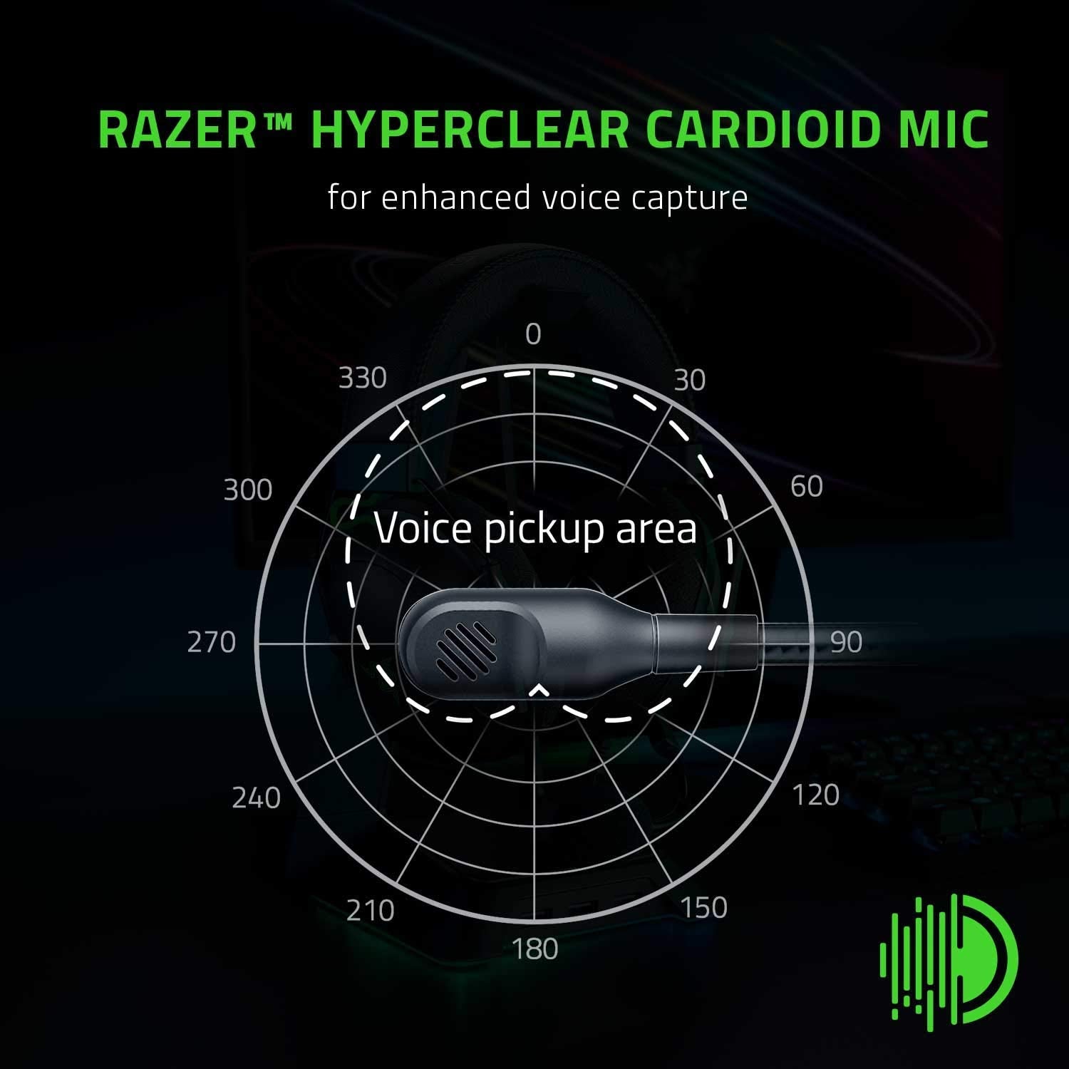 Merry & Bright Razer Gaming Headset: 7.1 Surround Sound