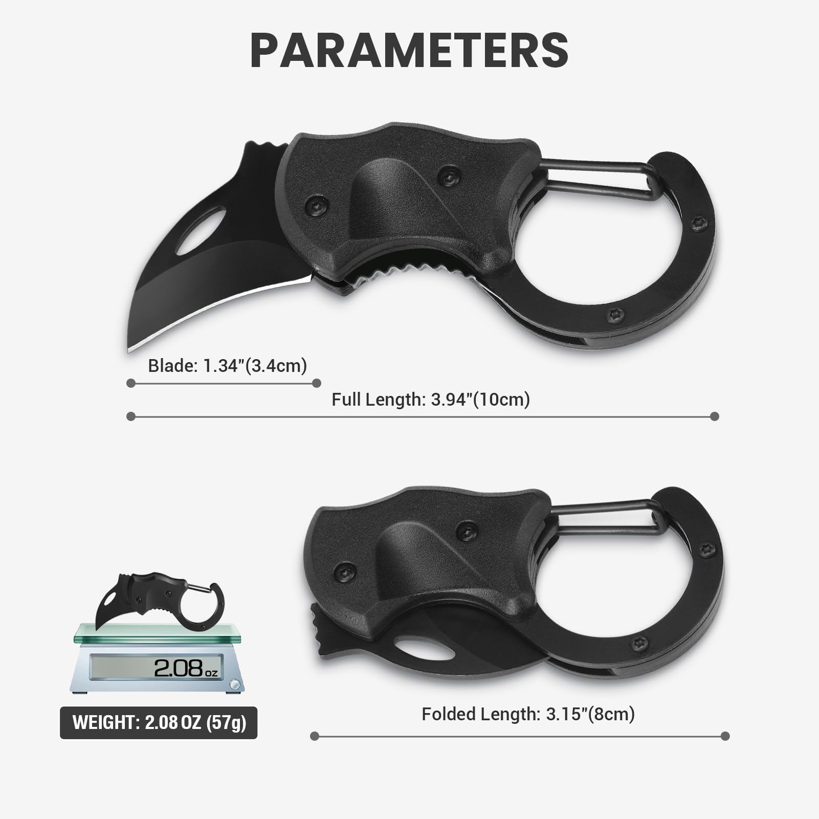 Merry & Bright Small Pocket Knife Gift for Men