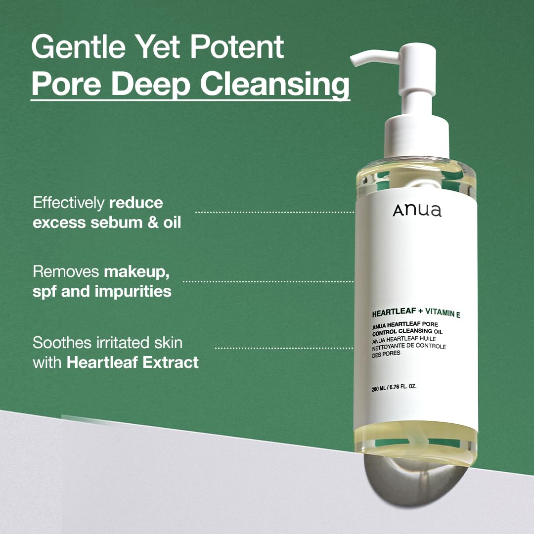 Merry & Bright Anua Heartleaf Double Cleansing Duo – Pore Control & Deep Clean