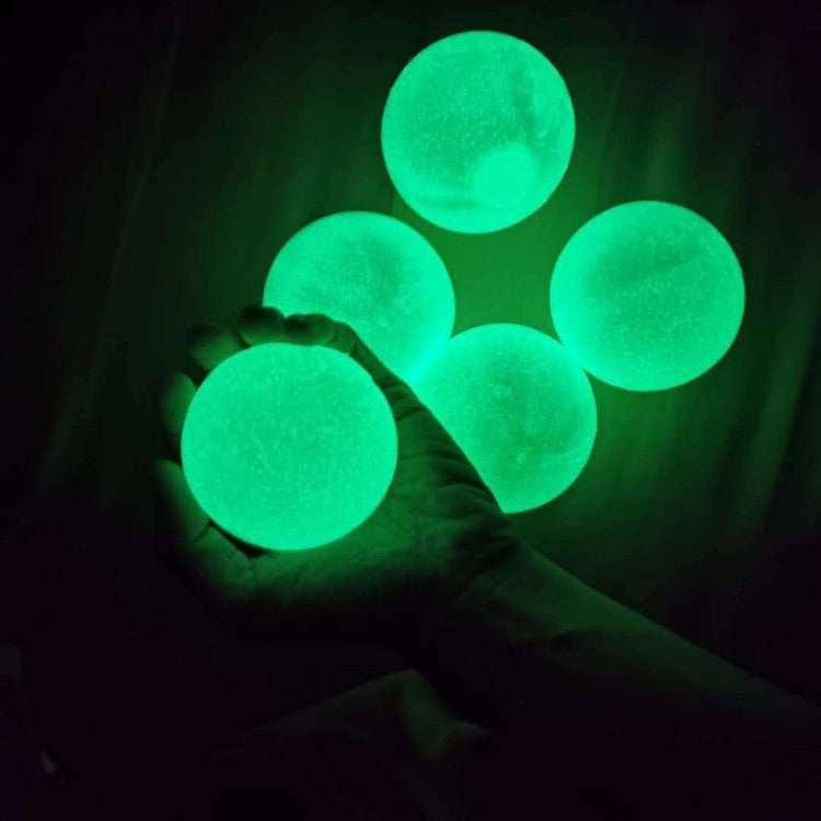 Merry & Bright Stick Wall Ball – Stress Relief Sticky Squash Toy