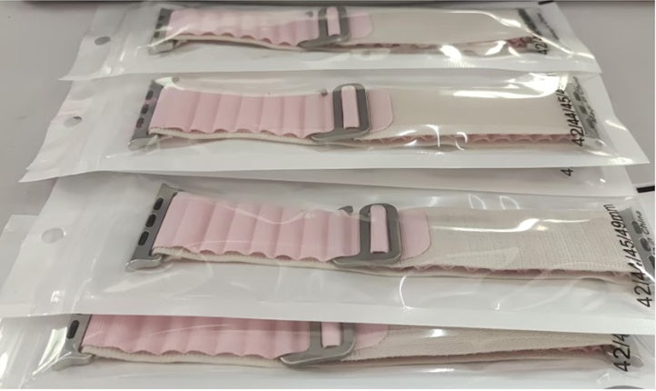 Merry & Bright High Mountain Loop Nylon Woven Strap