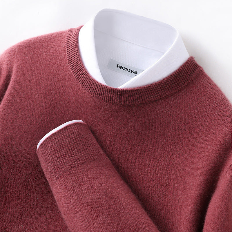 Merry & Bright Long Sleeve Pullover Business Casual Sweater Autumn And Winter