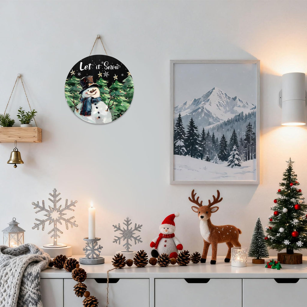 Merry & Bright – Winter Welcome Door Sign