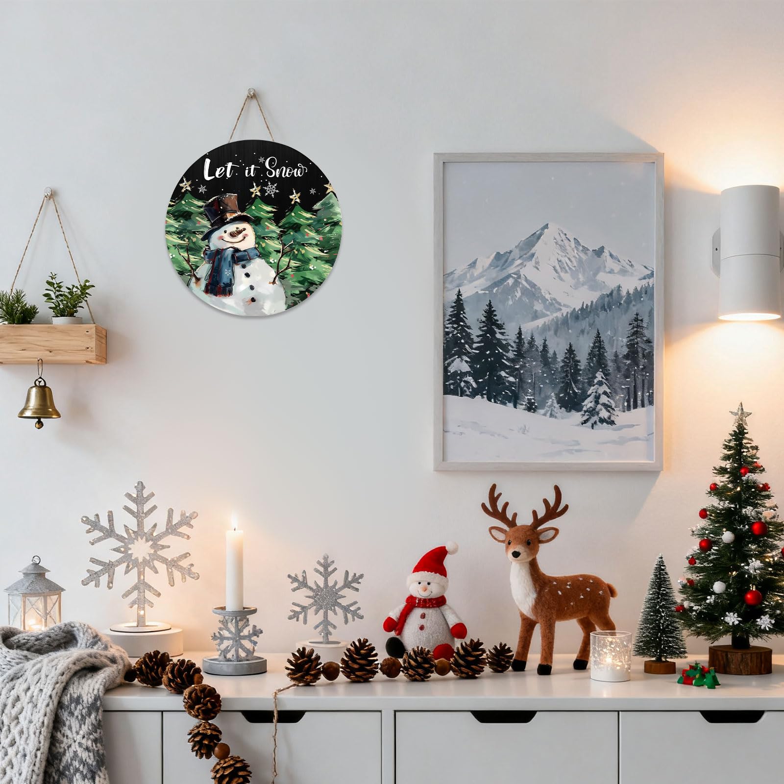 Merry & Bright – Winter Welcome Door Sign