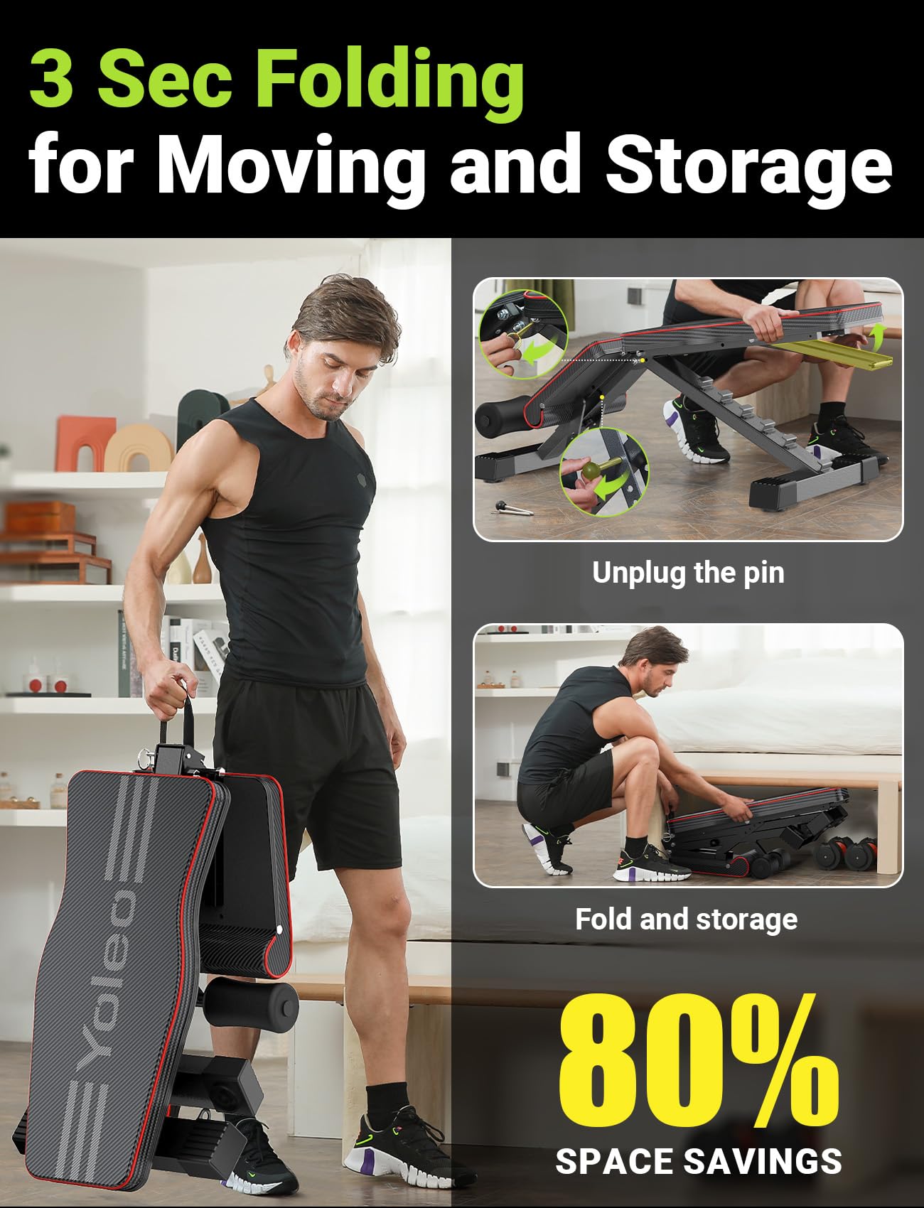 Merry & Bright: Adjustable Weight Bench – Full Body Workout
