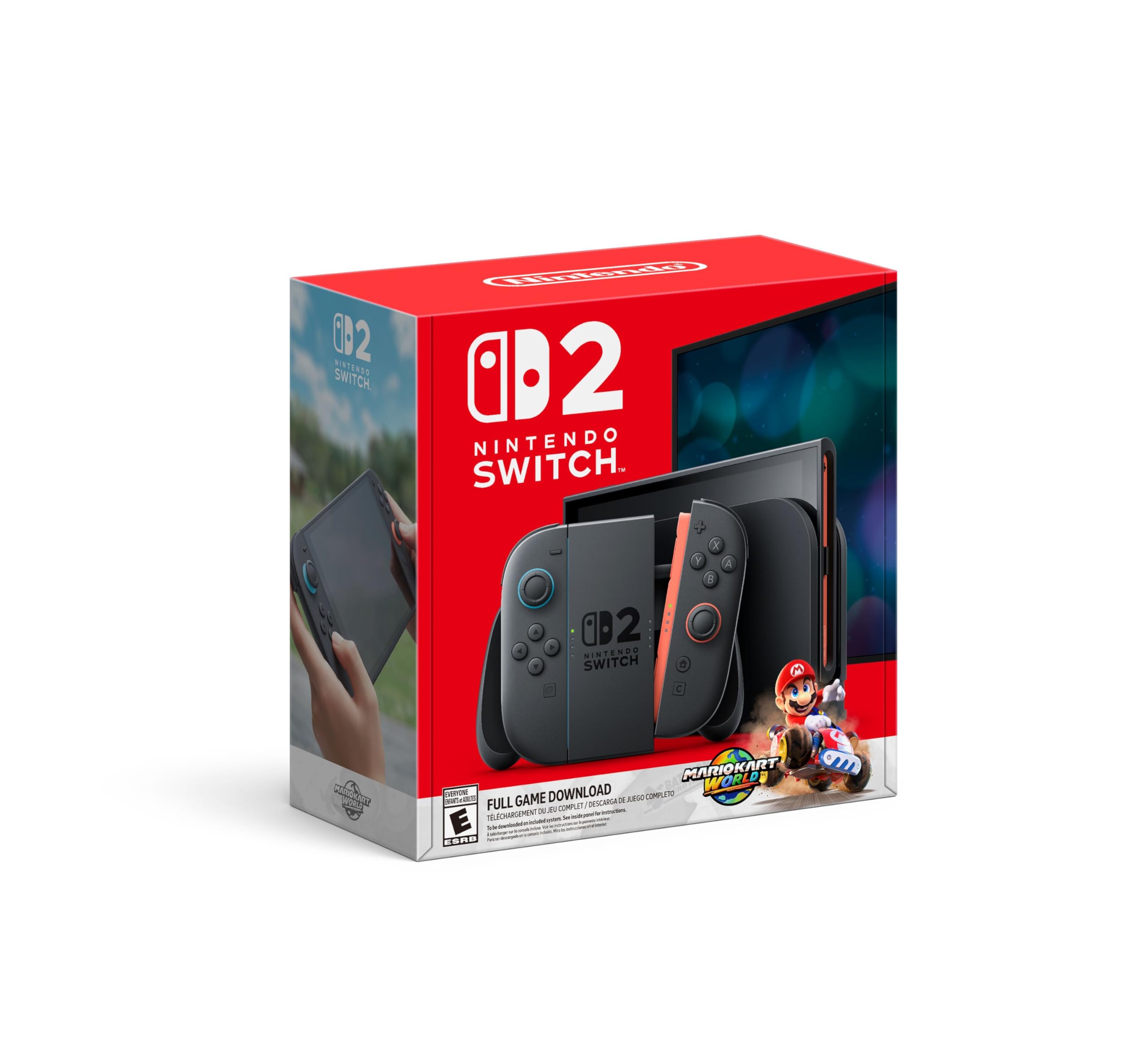 Merry & Bright Nintendo Switch 2 + Mario Kart World Bundle