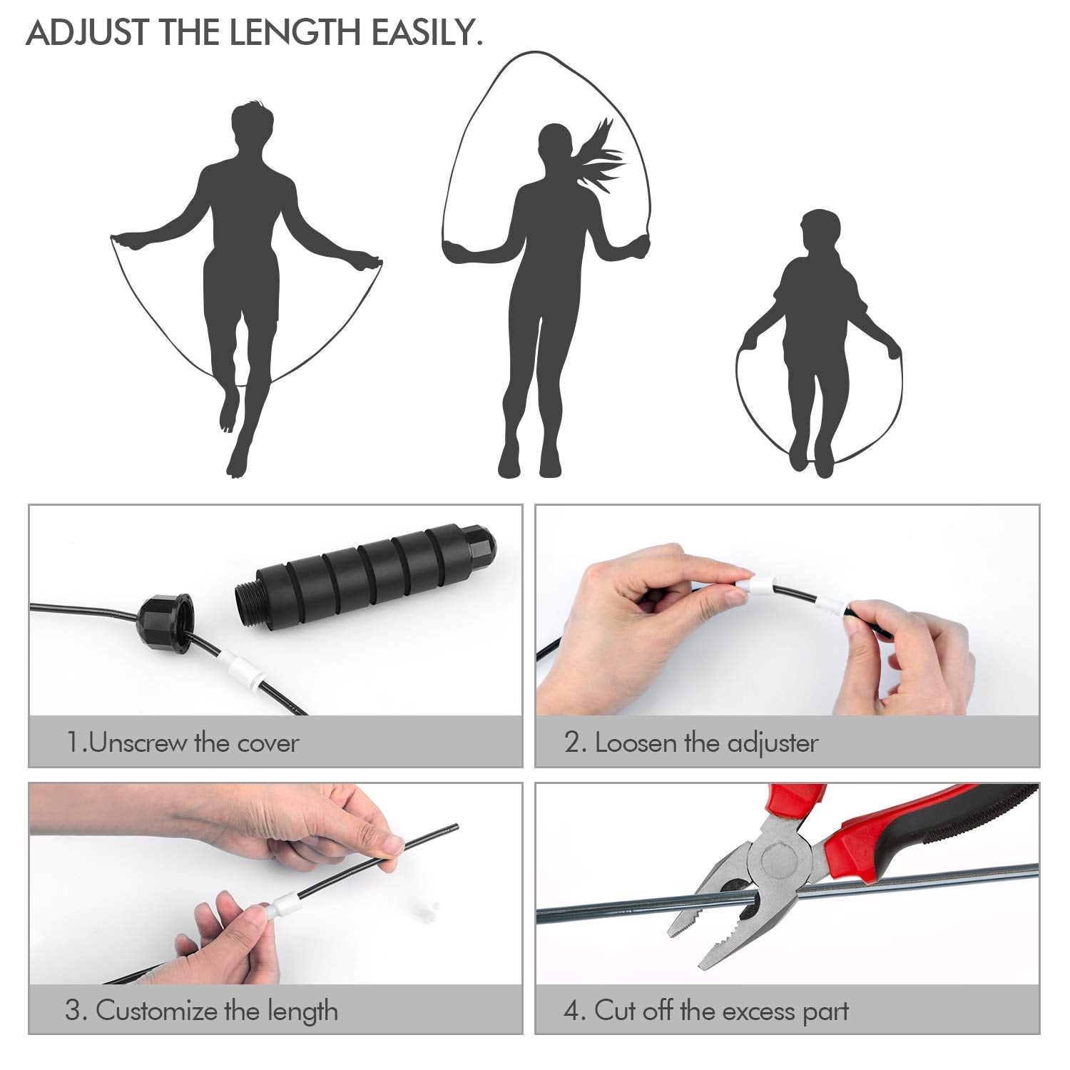 Merry & Bright Jump Rope Tangle Free Speed Rope