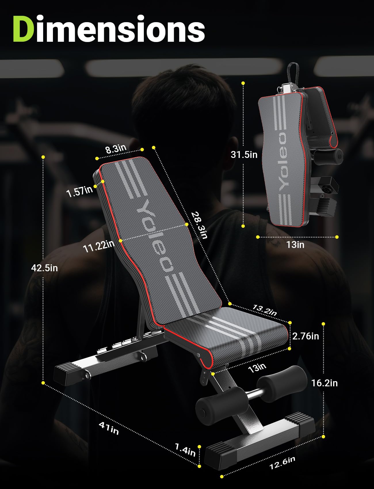 Merry & Bright: Adjustable Weight Bench – Full Body Workout
