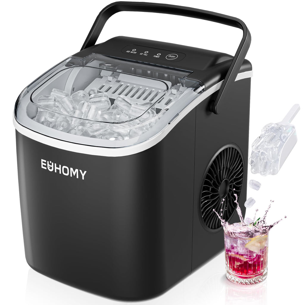 Merry & Bright Countertop Ice Maker Machine 26lbs in 24Hrs