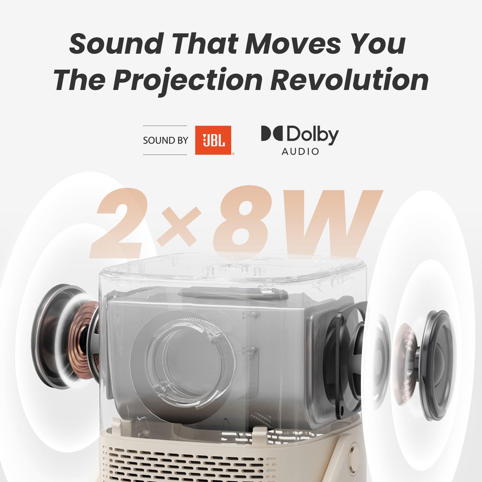 Merry & Bright Outdoor Projector with Wi-Fi