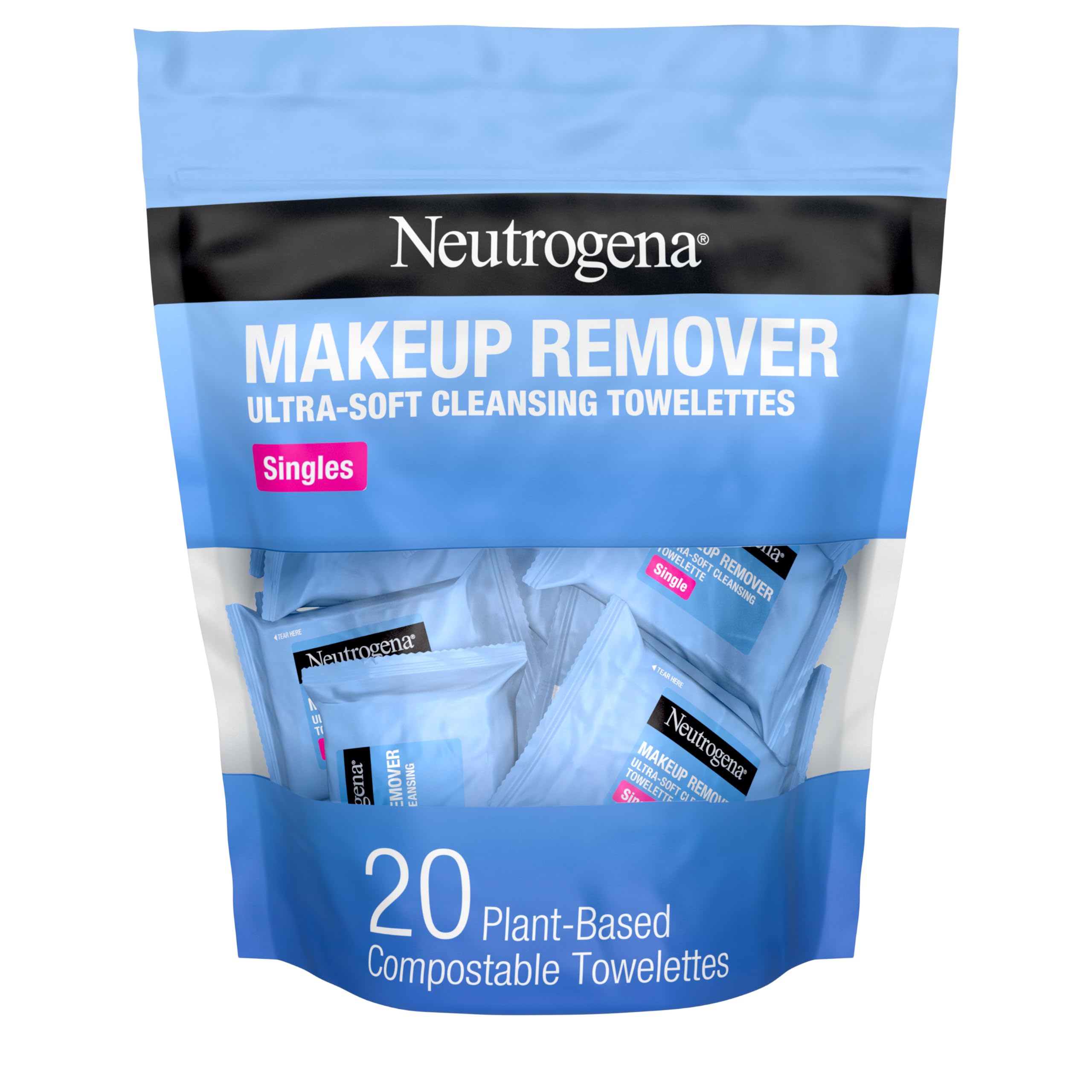 Merry & Bright Neutrogena Makeup Remover Wipes 20ct.