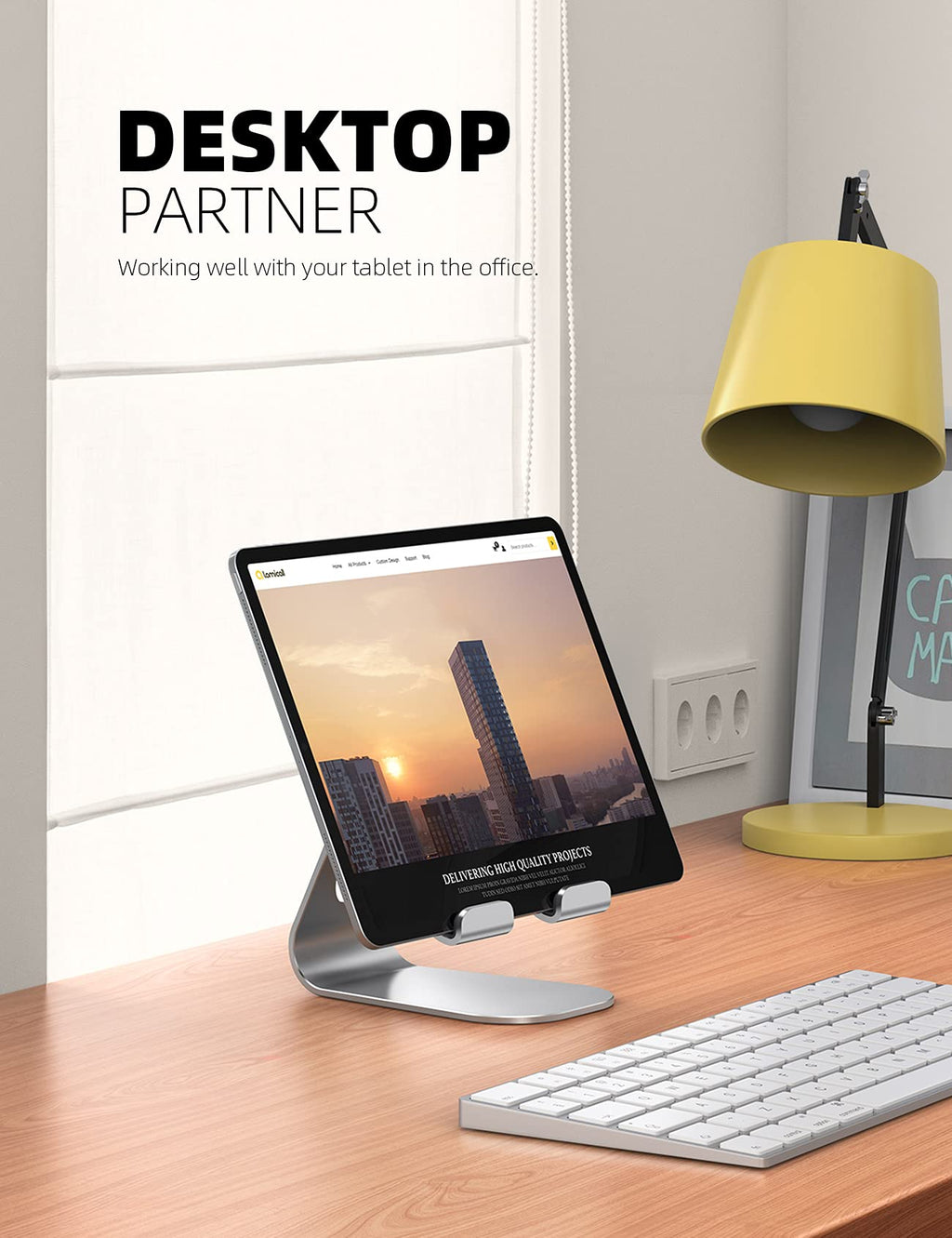 Merry & Bright Tablet Stand, Adjustable Tablet Holder