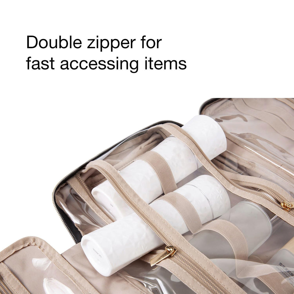Merry & Bright Travel Toiletry Bag – Large Capacity Hanging Organizer