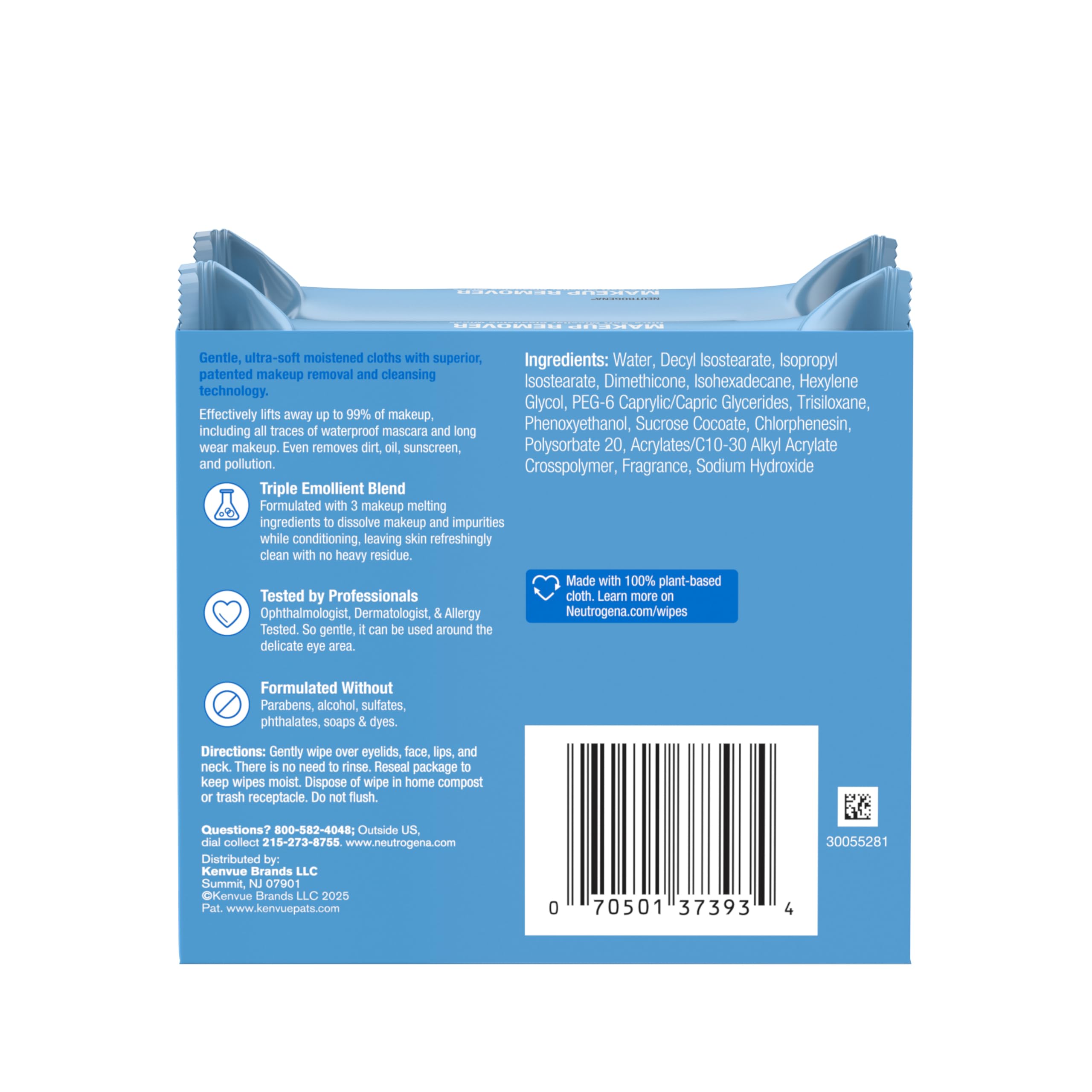 Merry & Bright Neutrogena Makeup Remover Wipes
