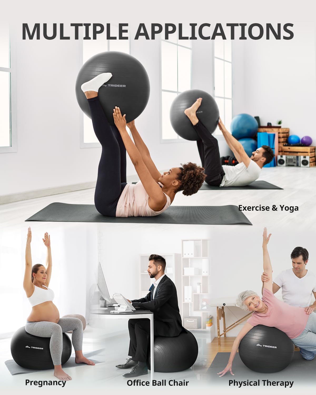 Merry & Bright: Anti-Slip Exercise & Pregnancy Ball