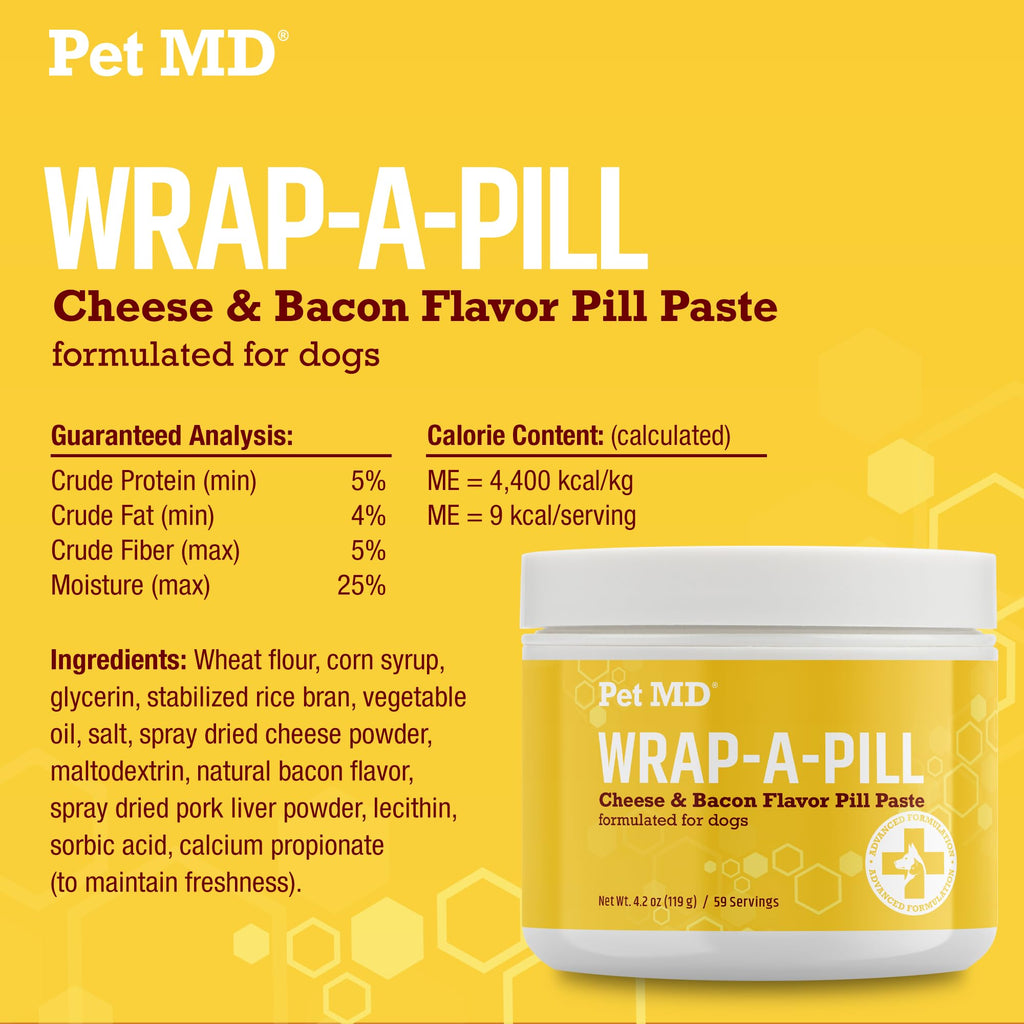 Merry and Bright Pet Pill Pocket Treats – Cheese & Bacon Flavor, Low-Calorie