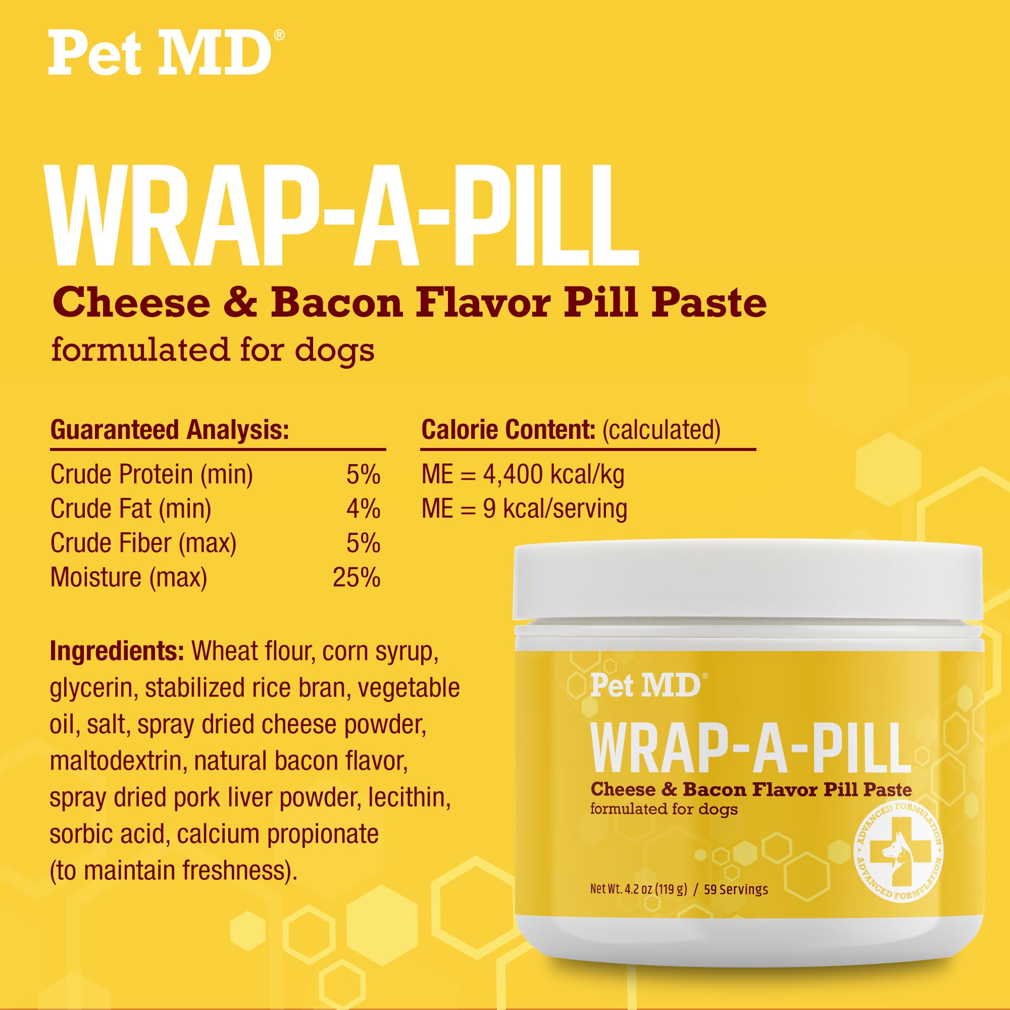 Merry and Bright Pet Pill Pocket Treats – Cheese & Bacon Flavor, Low-Calorie