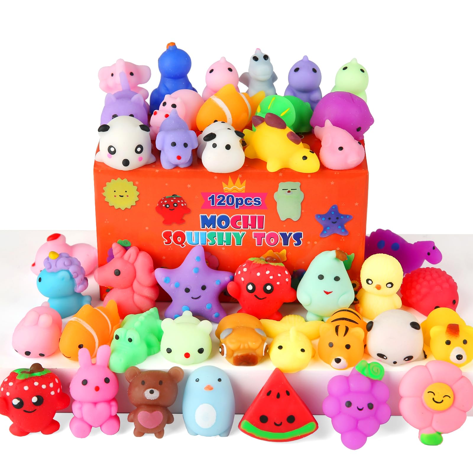 Merry and Bright Mantyplay 30-Piece Kawaii Squishy Toy Set – Fun Sensory Toys for Kids