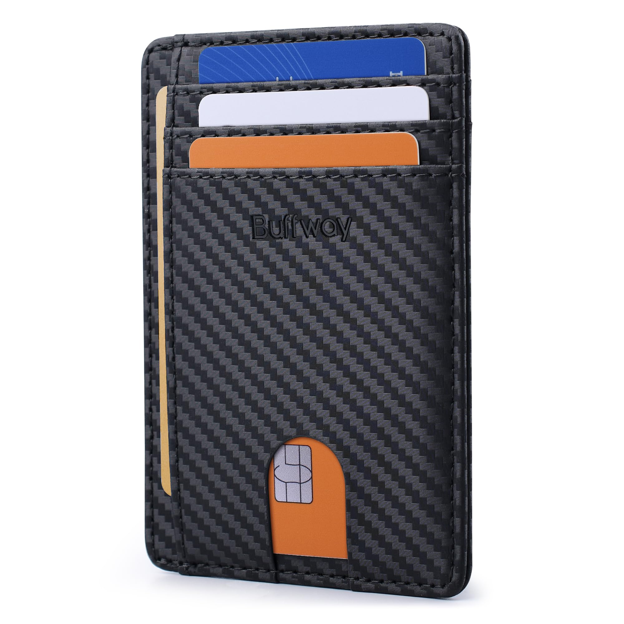 Merry & Bright Minimalist Front Pocket RFID Blocking Leather Wallets