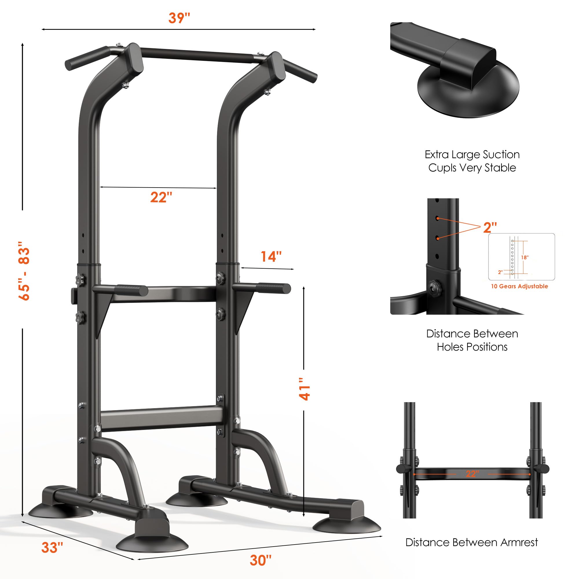 Merry & Bright: Adjustable Power Tower for Full Body Workouts