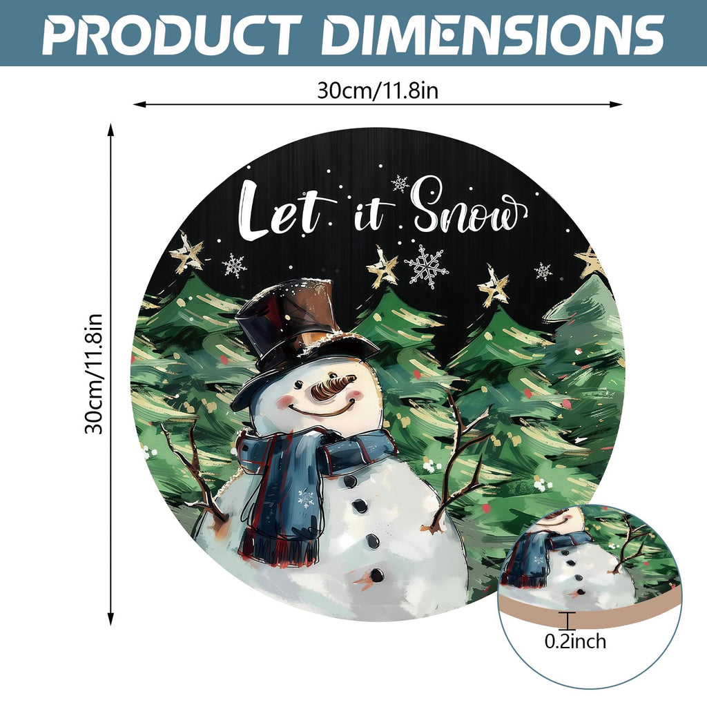 Merry & Bright – Winter Welcome Door Sign