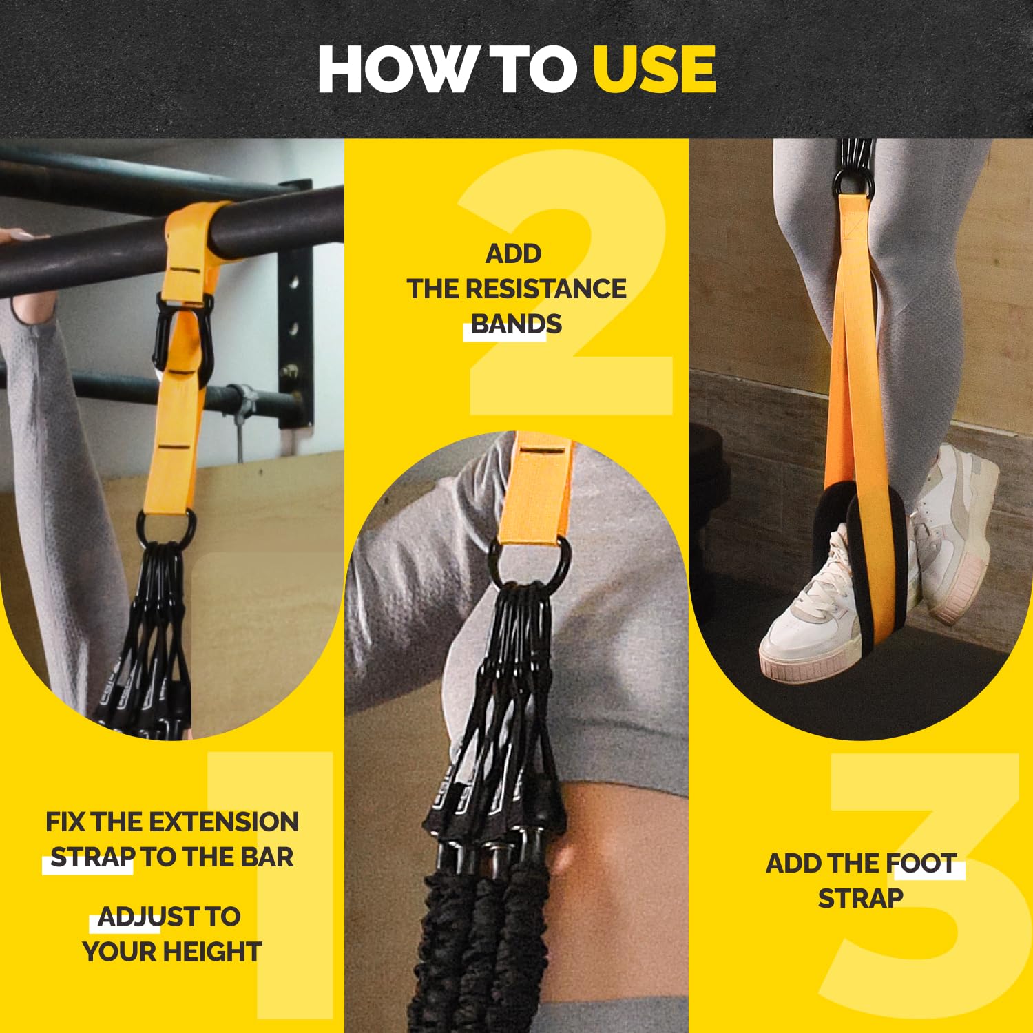 Merry & Bright: Adjustable Pull-Up Assist Bands – 50lb to 200lb Resistance