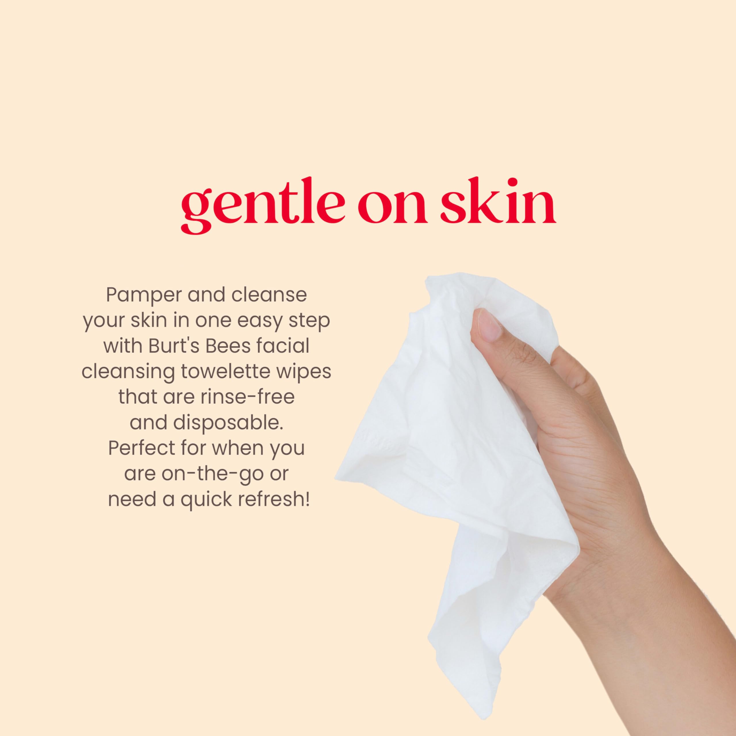 Merry & Bright Burt's Bees Soothing Facial Towelettes – Sensitive | 3 x 30 Ct.