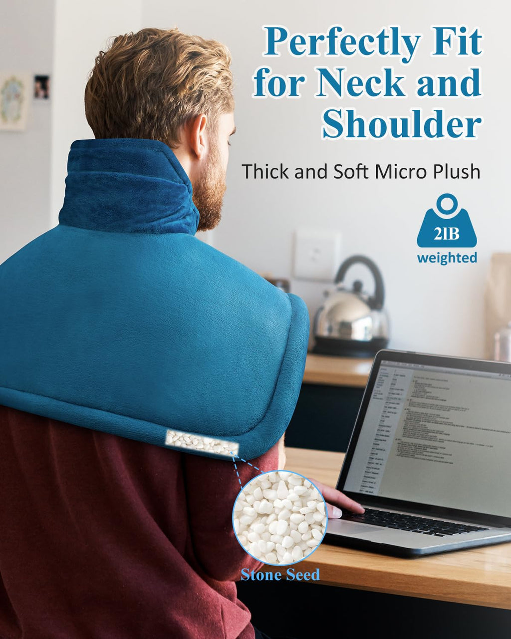 Merry & Bright Neck & Shoulder Heating Pad – Soothing Warmth & Relaxation
