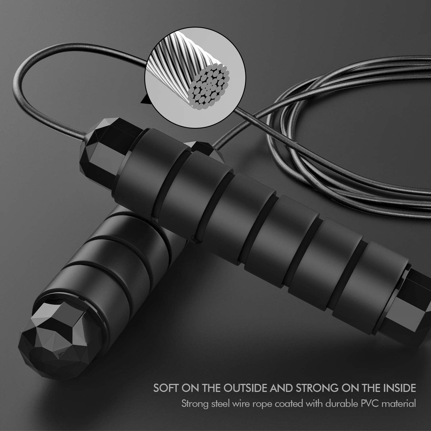 Merry & Bright Jump Rope Tangle Free Speed Rope