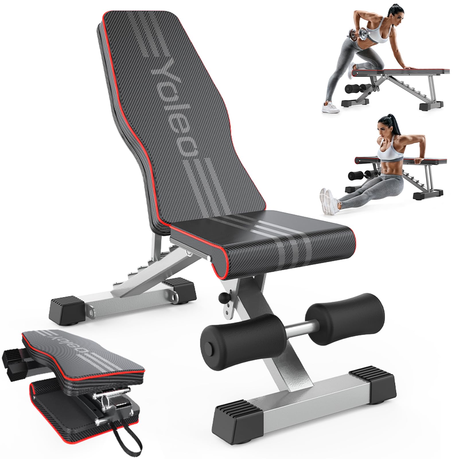 Merry & Bright: Adjustable Weight Bench – Full Body Workout