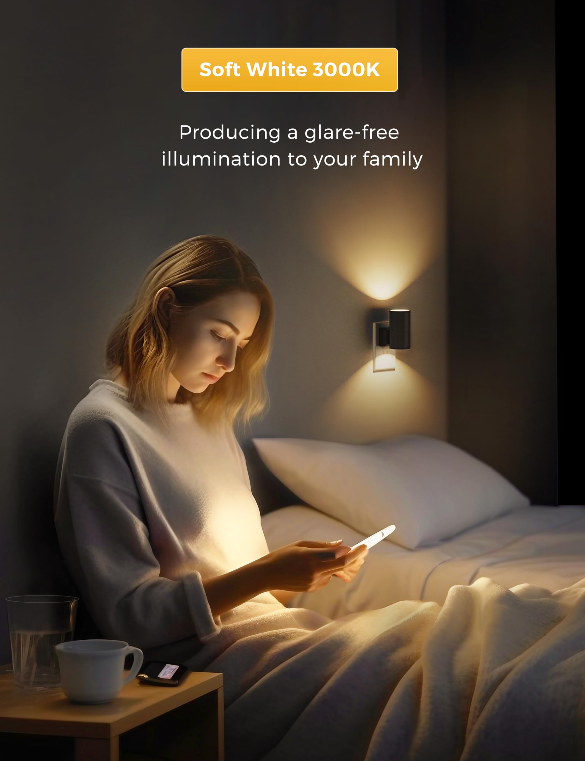 Merry & Bright LED Vintage Night Light – 3000K Soft White