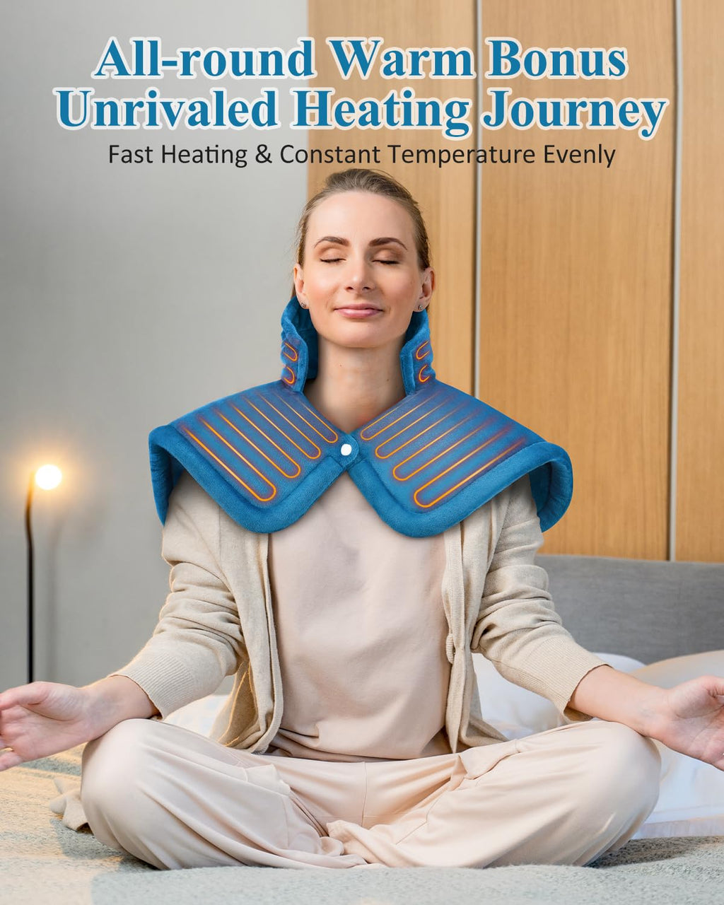 Merry & Bright Neck & Shoulder Heating Pad – Soothing Warmth & Relaxation