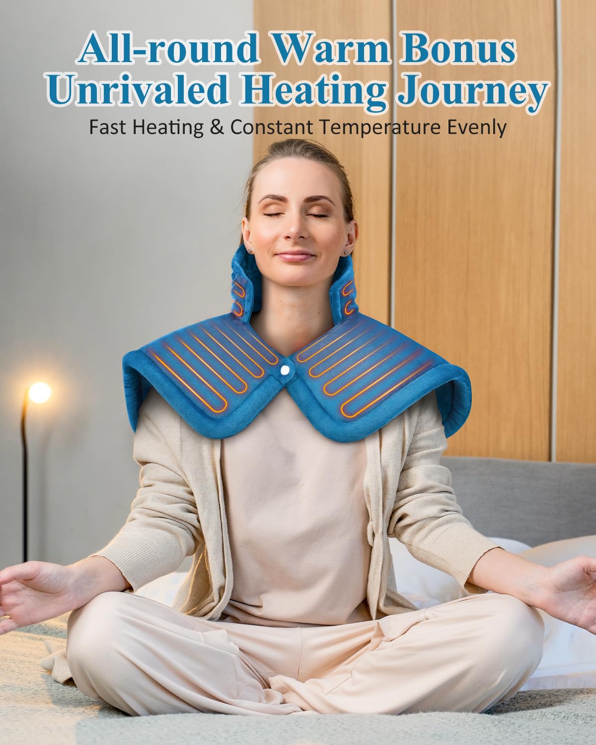 Merry & Bright Neck & Shoulder Heating Pad – Soothing Warmth & Relaxation