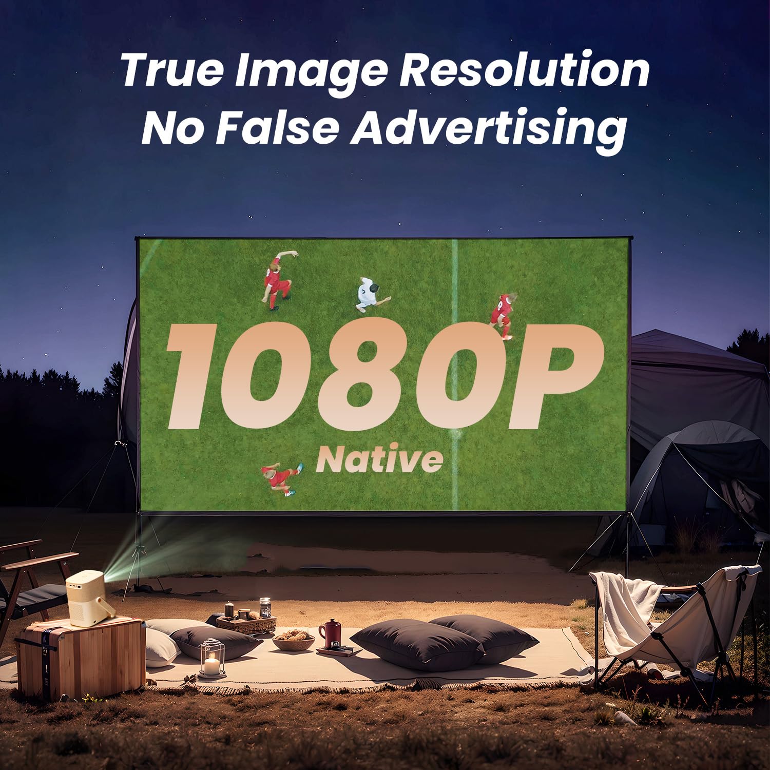 Merry & Bright Outdoor Projector with Wi-Fi