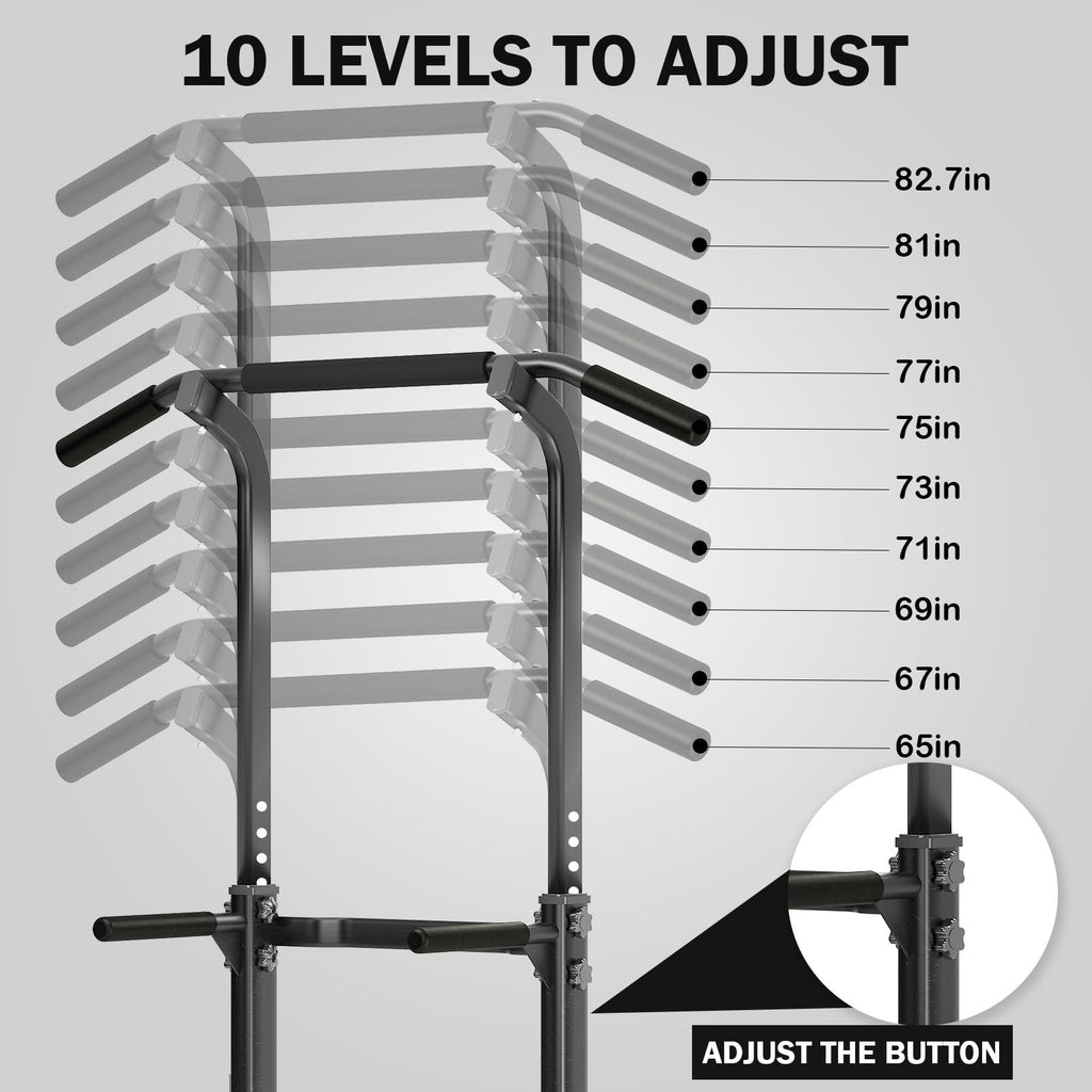 Merry & Bright: Adjustable Power Tower for Full Body Workouts