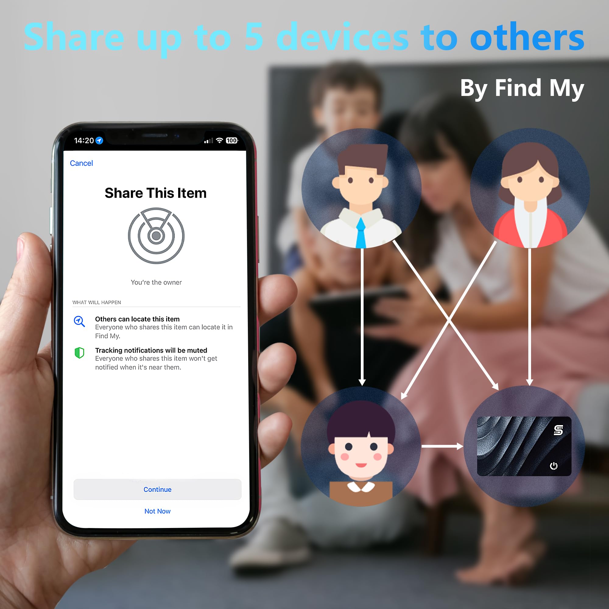 Merry & Bright Wireless Bluetooth Tracker – Slim Finder Card