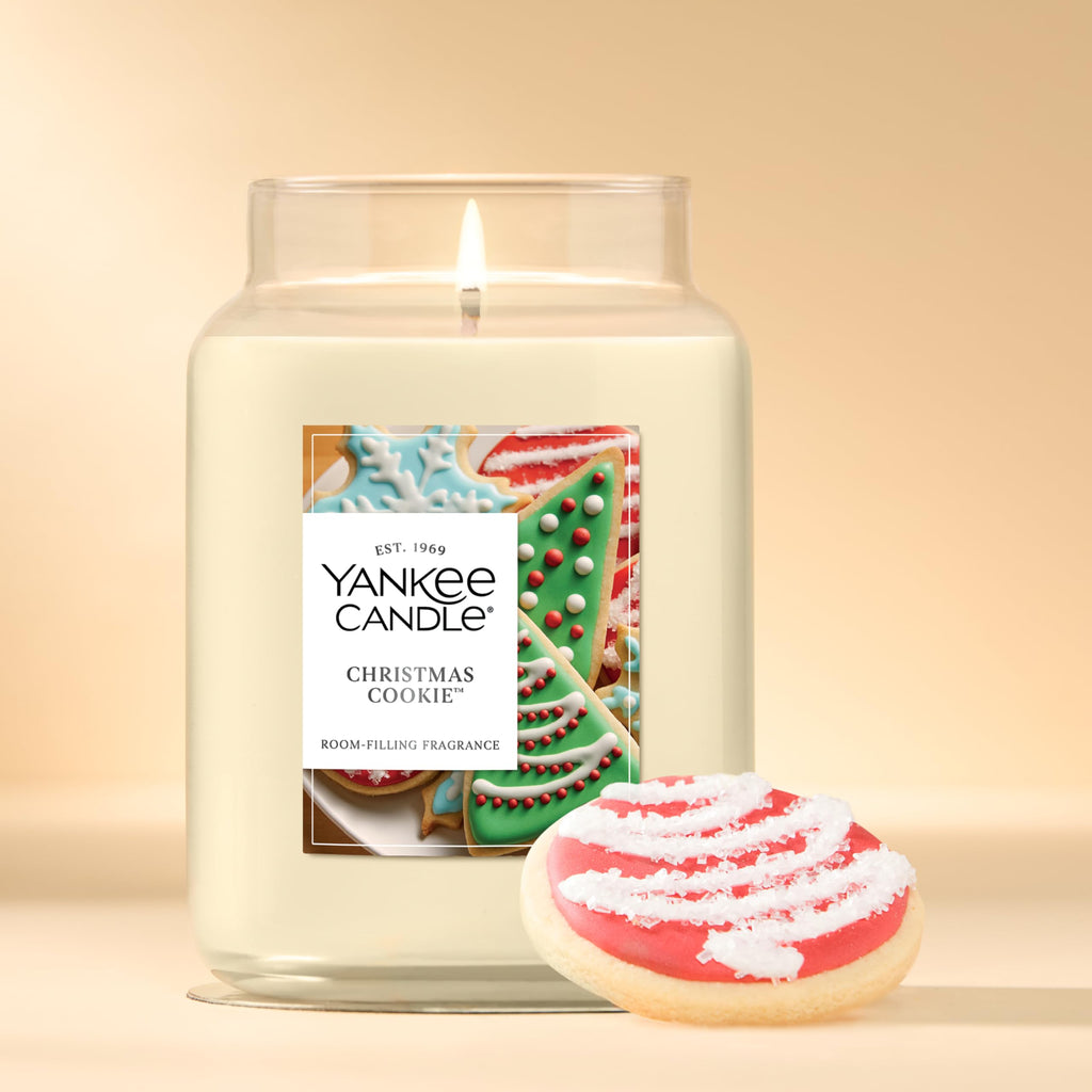 Merry & Bright Yankee Candle Christmas Cookie Scented Candle, 22oz