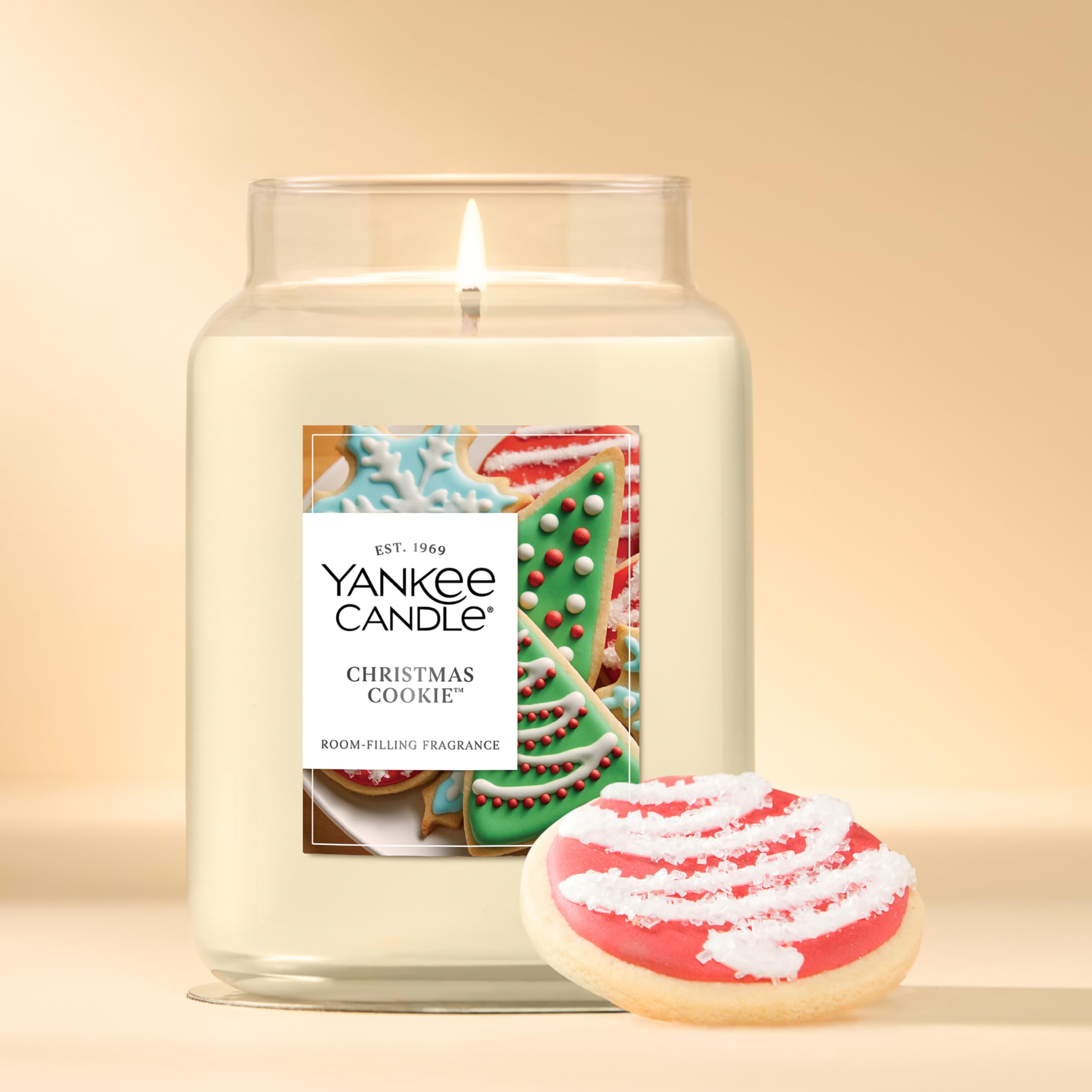 Merry & Bright Yankee Candle Christmas Cookie Scented Candle, 22oz
