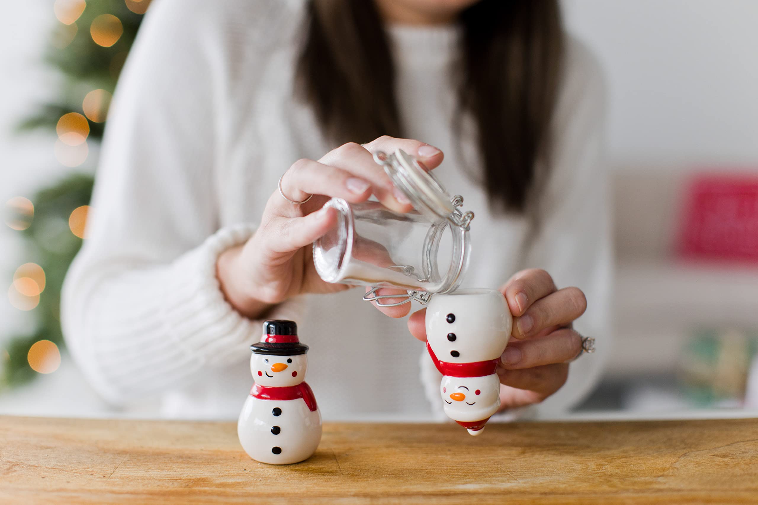 Merry & Bright: Snowman Salt & Pepper Shakers – Festive Holiday Kitchen Décor