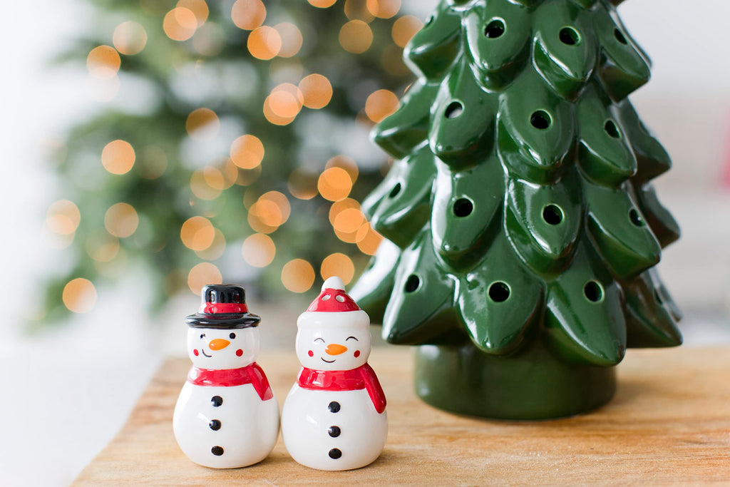 Merry & Bright: Snowman Salt & Pepper Shakers – Festive Holiday Kitchen Décor