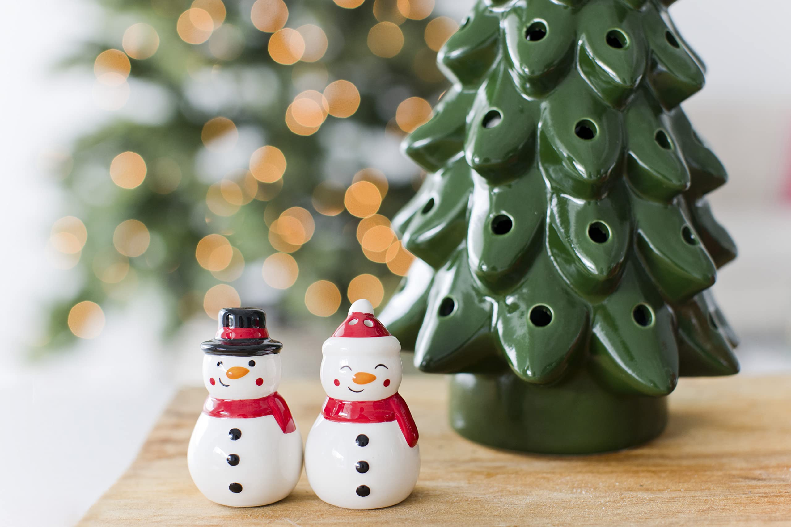 Merry & Bright: Snowman Salt & Pepper Shakers – Festive Holiday Kitchen Décor