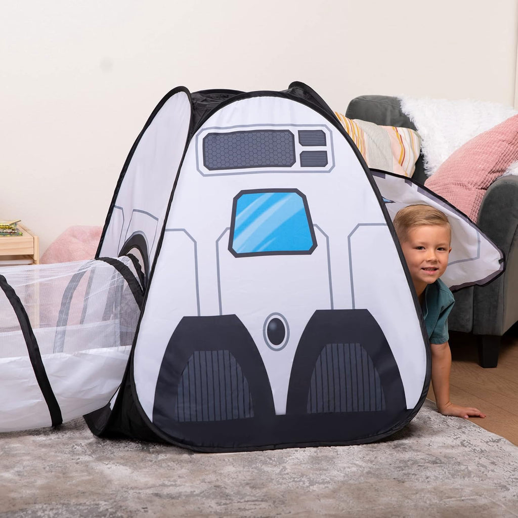Merry and Bright Kids White Space Play Tent & Tunnel Set
