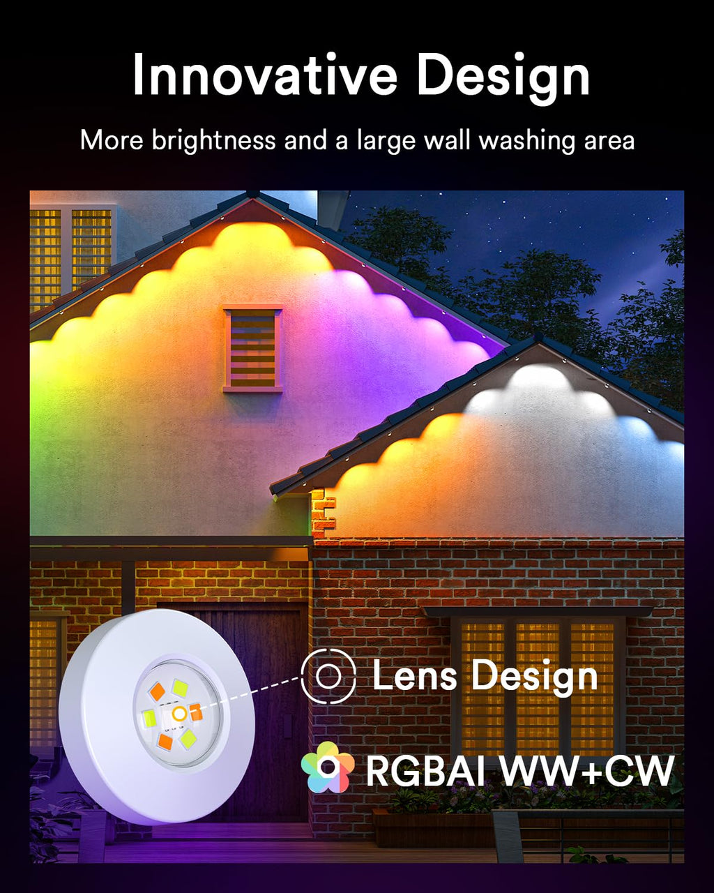 Merry & Bright Smart LED Outdoor Lights – 158FT