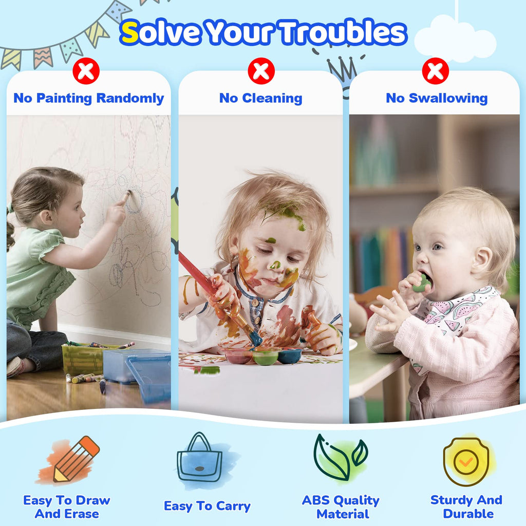 Merry and Bright Magnetic Drawing Board for Toddlers